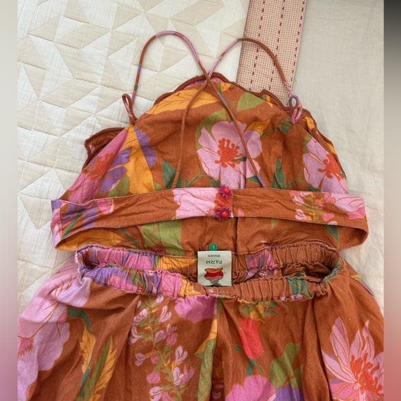 Farm Rio Embroidered Open-Back Dress - Picture 8 of 10